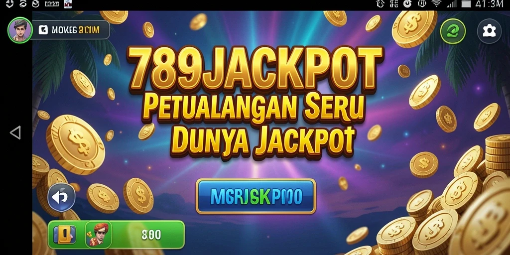 Screenshot utama 789JACKPOT menampilkan aksi petualangan seru.