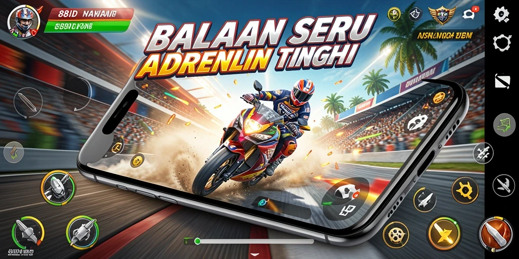 Gameplay Racing yang mendebarkan di 88ID.
