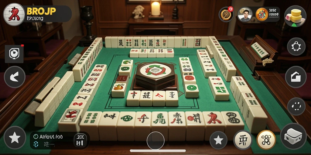 Tampilan gameplay Mahjong yang menarik dan seru.