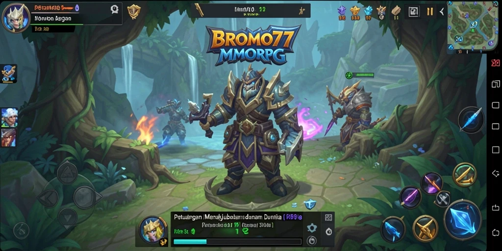 Gameplay menakjubkan di dunia MMORPG BROMO77.