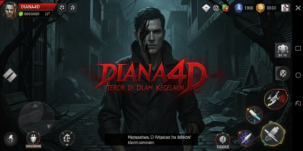 Screenshot menampilkan gameplay DIANA4D yang menegangkan.