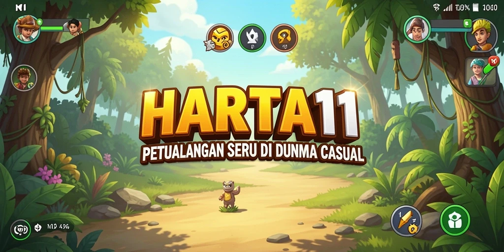 Tampilan gameplay HARTA11 yang menyenangkan dan penuh warna.