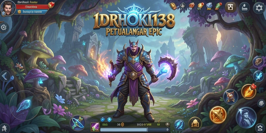 Tampilan gameplay seru dalam petualangan RPG.