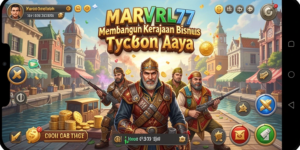 Tampilan gameplay menarik dalam <strong>MARVRL77</strong> yang memperlihatkan strategi Tycoon yang menantang.
