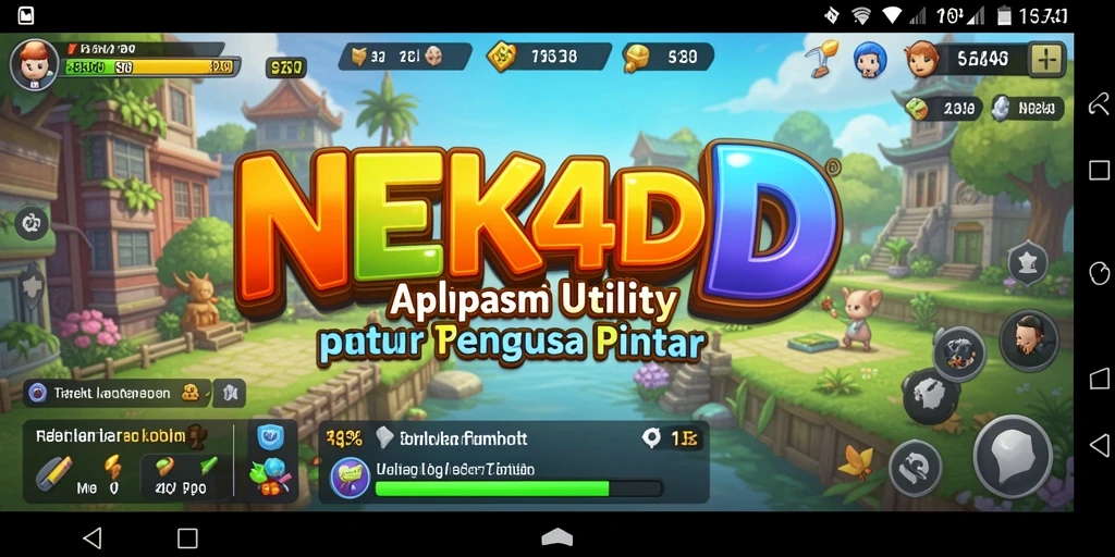 Tampilan utama NEKO4D dengan berbagai fitur Utility yang menarik.