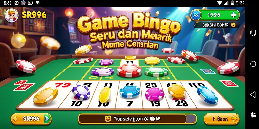 Screenshot gameplay SR996 menampilkan keseruan bermain Bingo bersama teman.