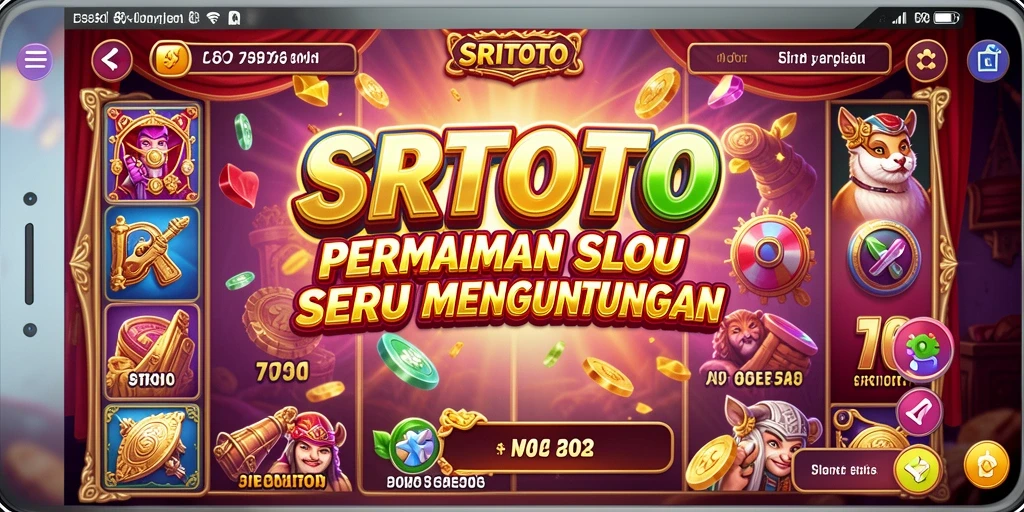 Tampilan menarik dari gameplay Slot SRITOTO yang penuh warna.