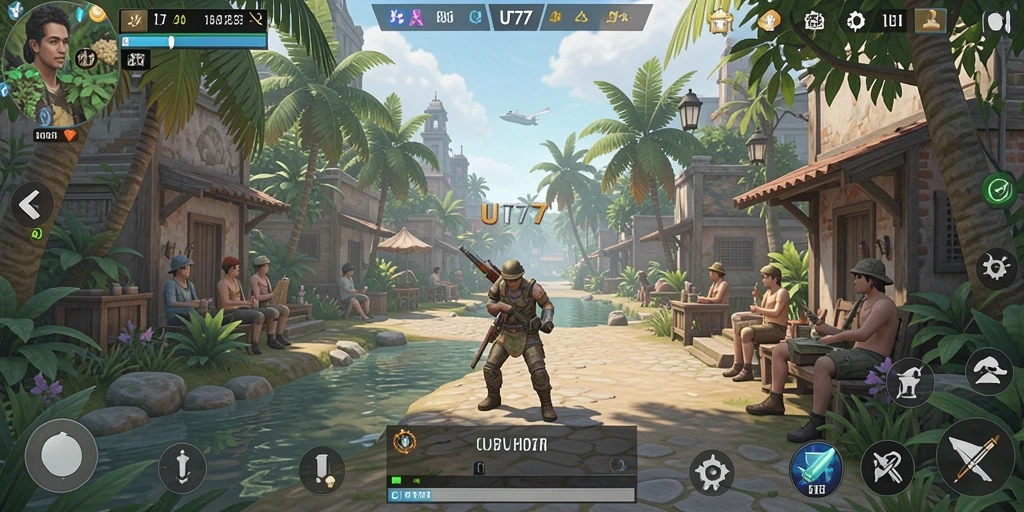 Tampilan gameplay UT77 yang seru dan menghibur.